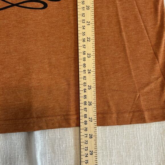 It's Just A Bunch of Hocus Pocus Halloween T Shirt Women's Size Large Orange L - Picture 4 of 6